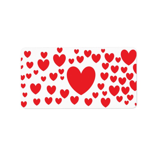 Étiquettes de Red Hearts (Devant)