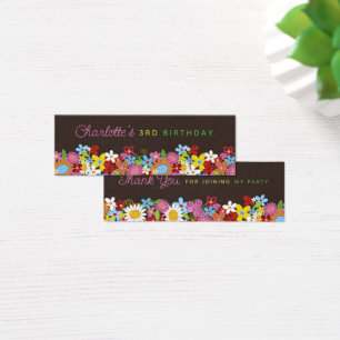 Étiquettes de remerciement de mariage pour jardin 