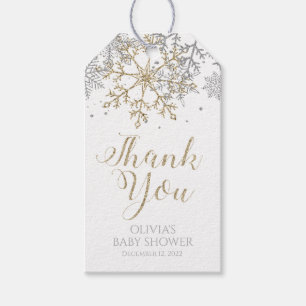 Étiquettes de remerciement pour baby shower en for