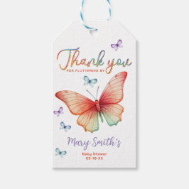 Étiquettes de remerciement pour Baby Shower Papill