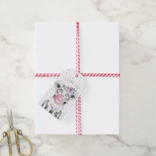 Étiquettes de remerciement pour les cadeaux de fêt