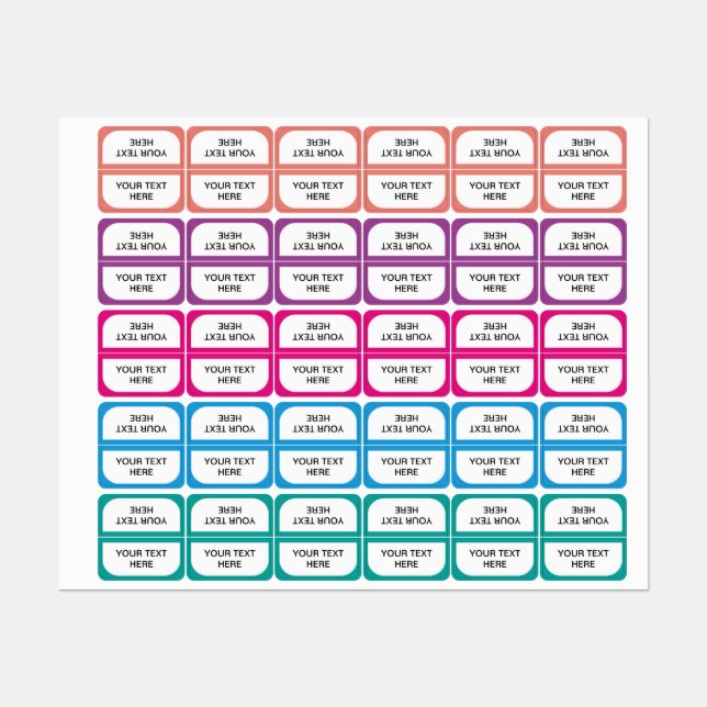 Étiquettes de stickers Divider Organisateur d'ongl (Feuille)