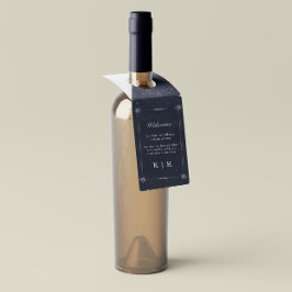 Étiquettes de suspension pour bouteille de mariage