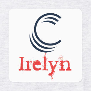 Étiquettes de vêtements en fer