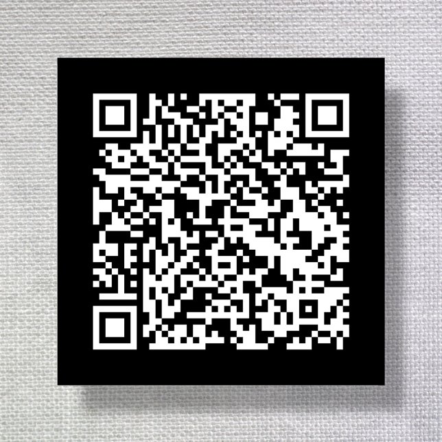 Étiquettes de vêtements en tissu avec code QR noir (Créateur téléchargé)