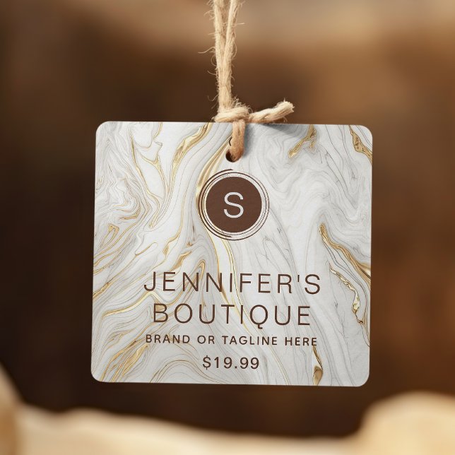 Étiquettes de vêtements Petite entreprise Élégant  (Créateur téléchargé)