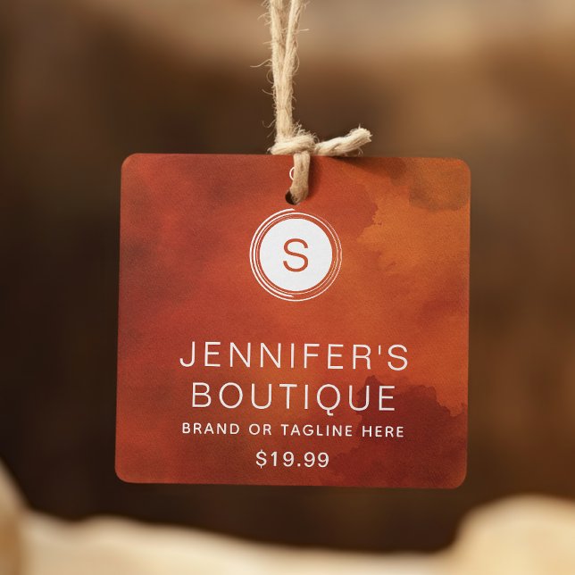 Étiquettes de vêtements Petite entreprise Teracott (Créateur téléchargé)