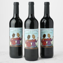 Étiquettes de vin Bon Vin & Grands Amis