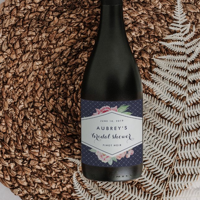 Étiquettes de vin de la Fête des mariées antique P (Créateur téléchargé)