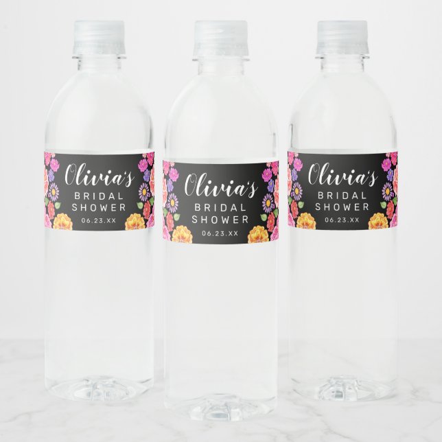Étiquettes de vin Mariage de Fiesta (Bouteilles)