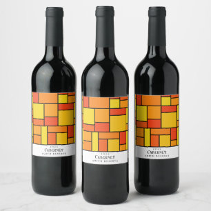 Étiquettes de vin personnalisés rétro