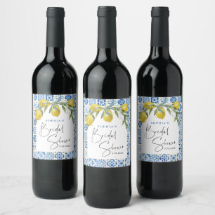 Étiquettes de vin pour la fête de mariage en carre