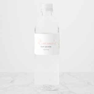 Étiquettes d'eau de fleur sauvage, étiquettes de b