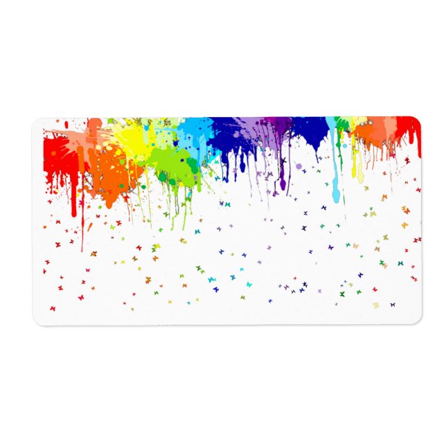 Étiquettes D'EXPÉDITION DE PEINTURES (Devant)