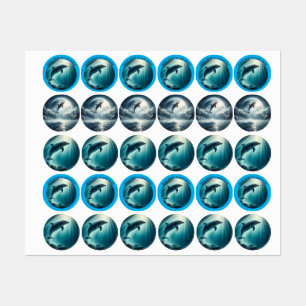 Étiquettes Dive Deep Live Dolphin gratuit