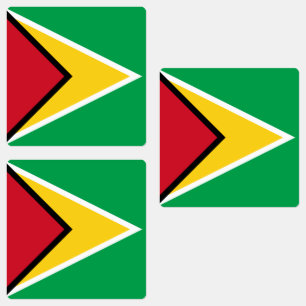 Étiquettes Drapeau de la Guyane