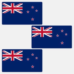 Étiquettes Drapeau de la Nouvelle-Zélande