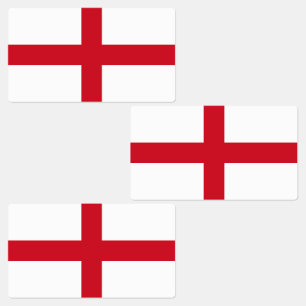 Étiquettes Drapeau de l'Angleterre