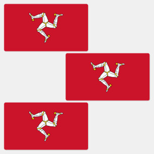 Étiquettes Drapeau de l'île de Man