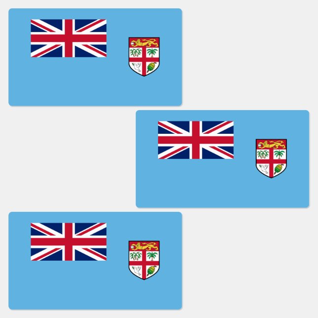 Étiquettes Drapeau des Fidji (Groupe)