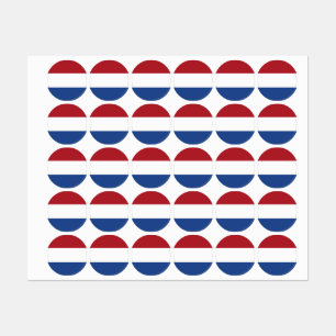 Étiquettes Drapeau des Pays-Bas