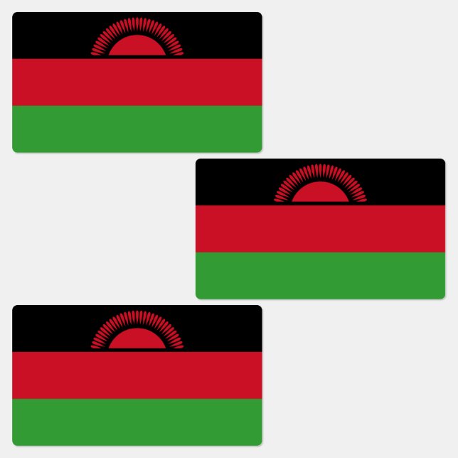 Étiquettes Drapeau du Malawi (Groupe)