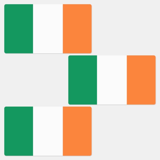 Étiquettes Drapeau irlandais (Groupe)