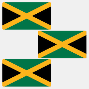 Étiquettes Drapeau Jamaïque