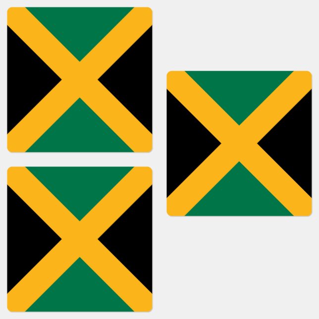 Étiquettes Drapeau Jamaïque (Groupe)
