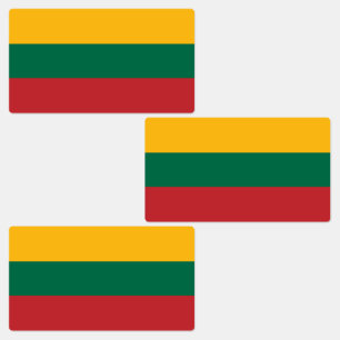 Étiquettes Drapeau Lituanie