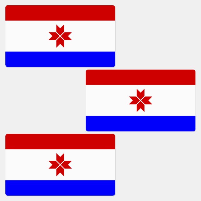 Étiquettes Drapeau Mordovia (Groupe)
