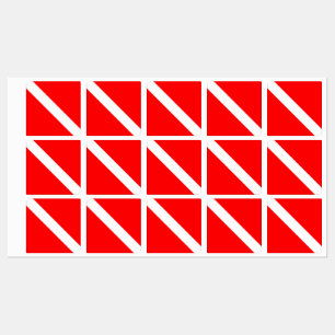 Étiquettes Drapeau Plongée Plongée Plongée Plongée Diver Down