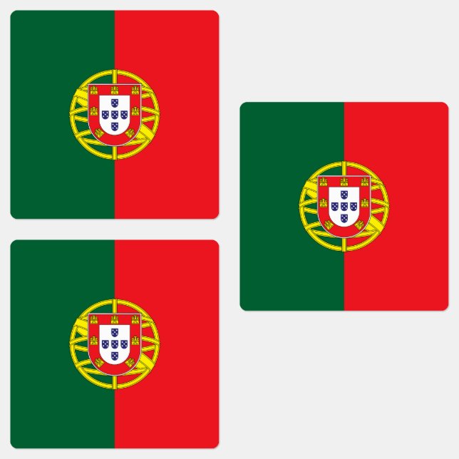 Étiquettes Drapeau Portugal (Groupe)