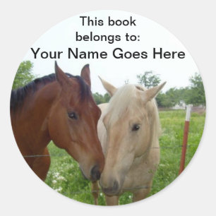Étiquettes du livre des chevaux BFF