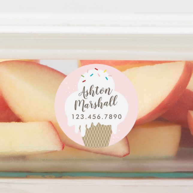 Étiquettes Emballages pour enfants imperméables à la crème gl (Apposé)