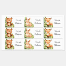 Woodland Cute Forest Friends Garçon Baby