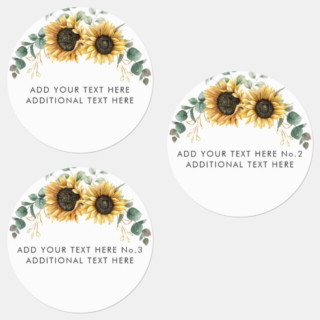 Étiquettes Enseignants de l'école de verdure Sunflower Eucaly (Groupe)