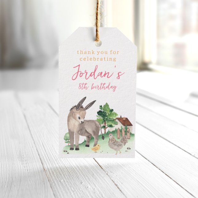 Étiquettes Favoris de la fête des animaux de ferme (Créateur téléchargé)