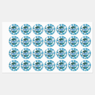 Étiquettes Fleur de vie