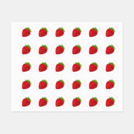 Étiquettes Fraise