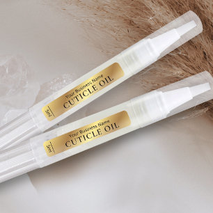Étiquettes Gold Effet Moderne Tube cosmétique Stylo Twist Pen