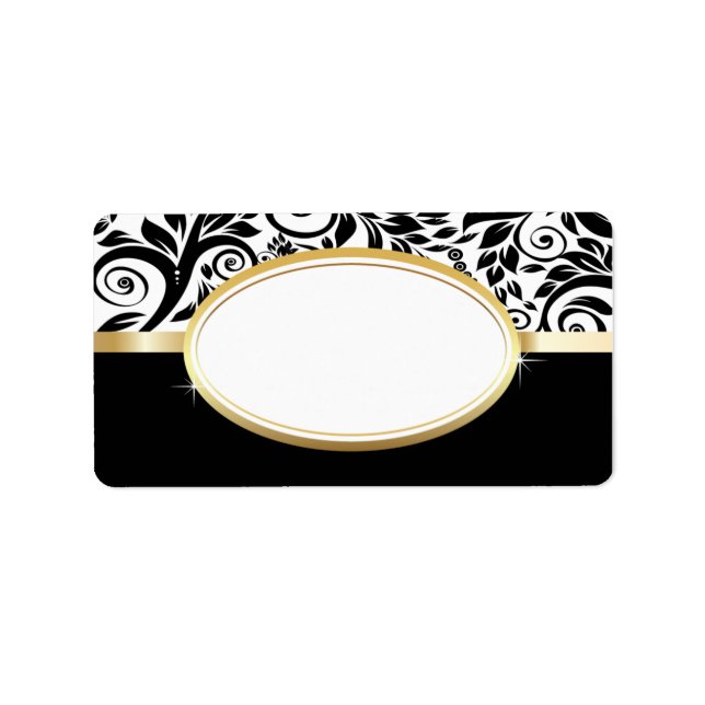 Étiquettes Gold personnalisés (Devant)