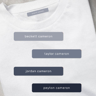 Étiquettes Gray Kids Nom Fer Sur Les Vêtements