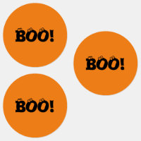 Halloween Scary Boo ! globes oculaires noir orange