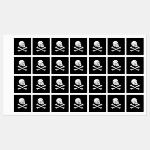 Étiquettes Henry Chaque Drapeau Pirate