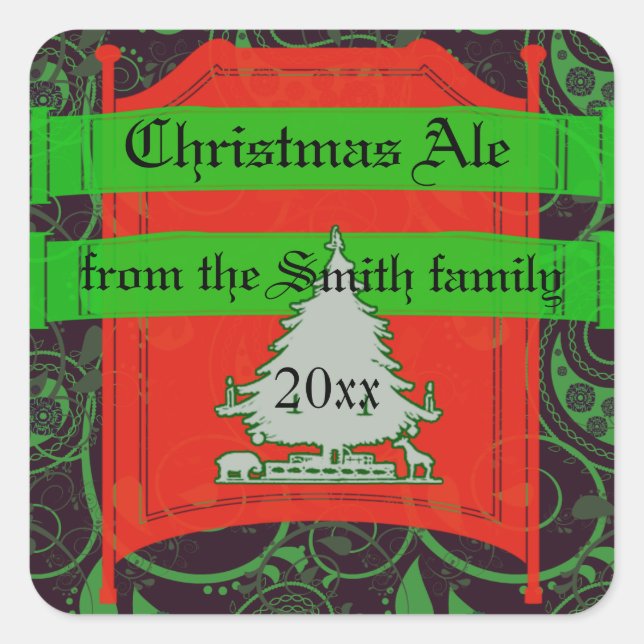 Étiquettes Holiday Ale, Beer and Brew (Devant)