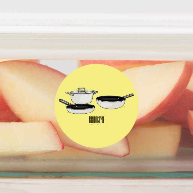 Étiquettes Illustration des jeux de cuisine (Apposé)