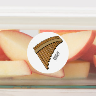 Étiquettes Illustration Pan flûte / panpipes