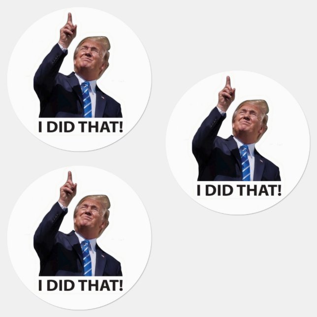 ÉTIQUETTES J'AI FAIT ÇA ! INFLATION DE TRUMP (Groupe)