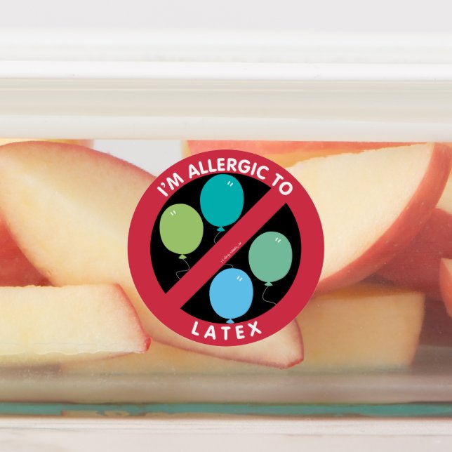 Étiquettes Je Suis Allergique À Latex Kids Allergy (Apposé)